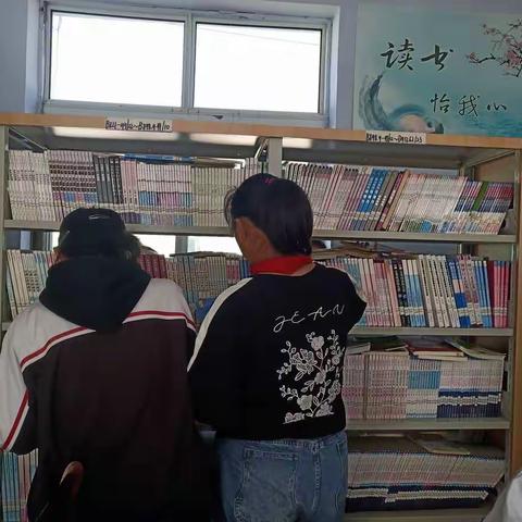 读书怡我心——油榨镇王官营小学六年级