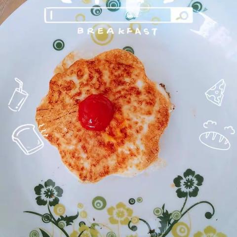 我的美食日记，爱心早餐。
