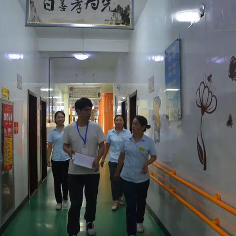 省民政厅专家评审组一行5人对我院开展星级敬老院评定工作