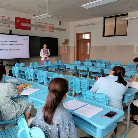 砥砺深耕，不负韶华                                ——潍阳学校初中部新教师开学第一堂课展示活动