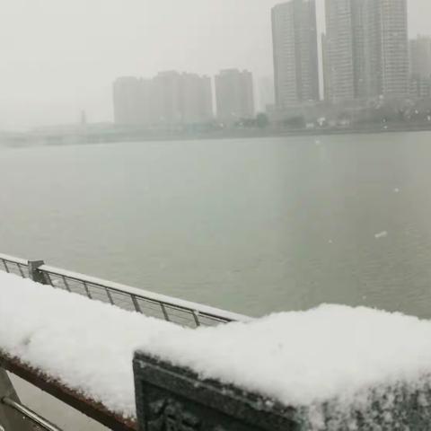 我们德阳下雪了