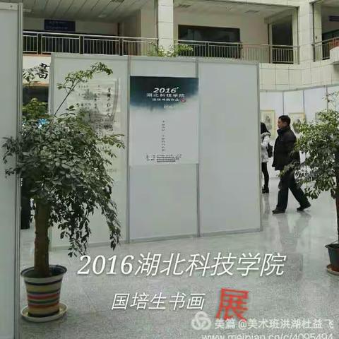 2016湖北科技学院国培生书画展