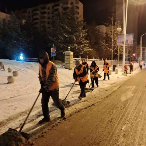 众志成城 抗击风雪