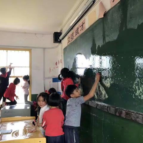 『毛宅小学』撸起袖子，共建清洁校园