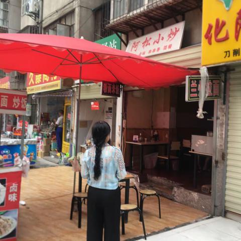 丰庆路社区治污减霾巡查