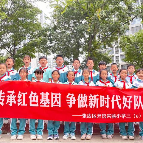 传承红色基因 争做新时代好队员  ——齐悦实验小学三（6）中队红领巾假日活动