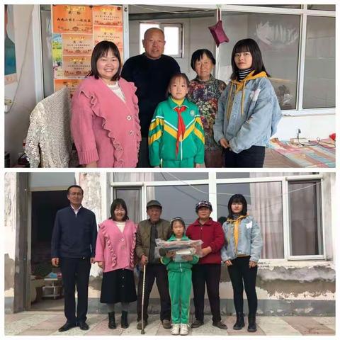 家校心连心，教育手牵手——展旦召苏木中心小学家访活动