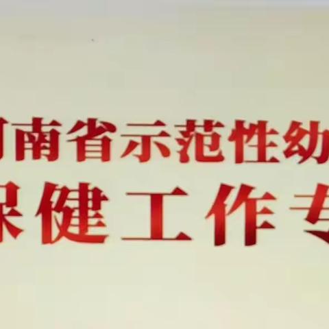 河南省示范性幼儿园卫生保健工作专题讲座~朱春兰