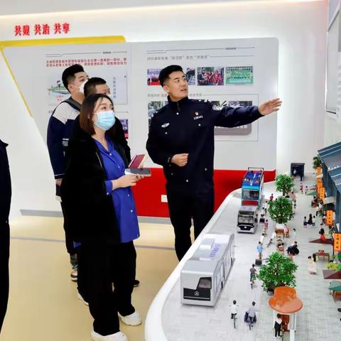 海看网络科技（山东）股份有限公司一行到支队考察