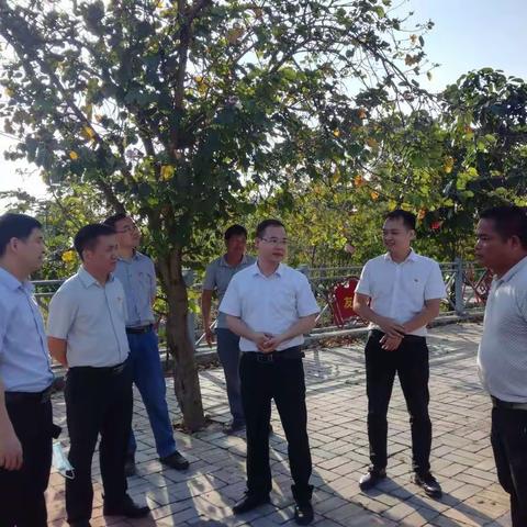 贵港市委组织部调研组到蒙公镇英峨村开展党建引领全周期基层社会治理体系构建工作调研