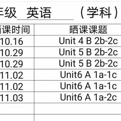 晒一晒 更精准  ——龙泉四中八年级英语备课组晒课活动