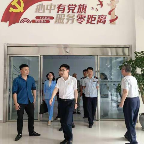 县委常委、组织部长夏志强调研农业园区“两新”党建推进情况