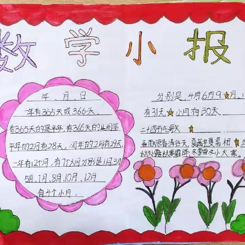 练数学思维，享数学趣味——南阳市第三十九小学三数学科特色作业（数学小报）