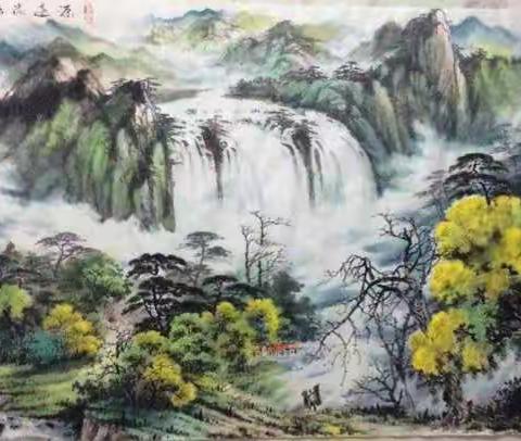 客厅装饰，适合客厅沙发背景墙悬挂的山水画推荐