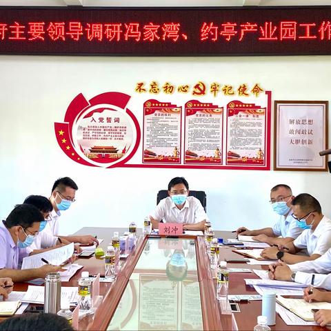 市委副书记、市长刘冲同志到文昌约亭产业园开展调研工作