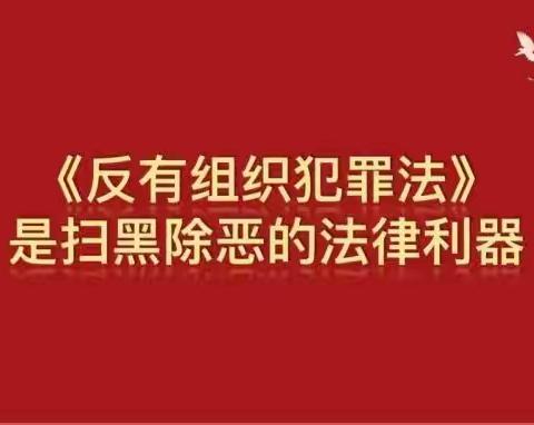 外环执法大队城管知识在线——法律微课堂之《中华人民共和国反有组织犯罪法》