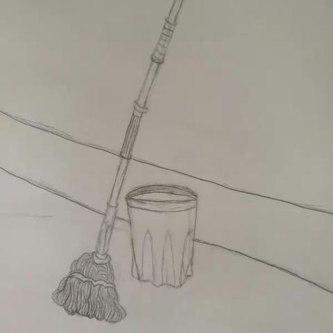 宝贝的线描作品