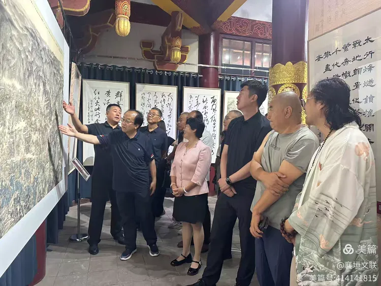 和平薪火永相传 太行精神耀千秋——昌襄两地艺术交流展·襄垣站开幕