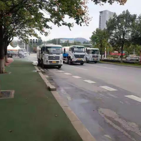 舞钢市城市环境卫生管理处 整治市容扮靓城市 喜迎新中国70周年