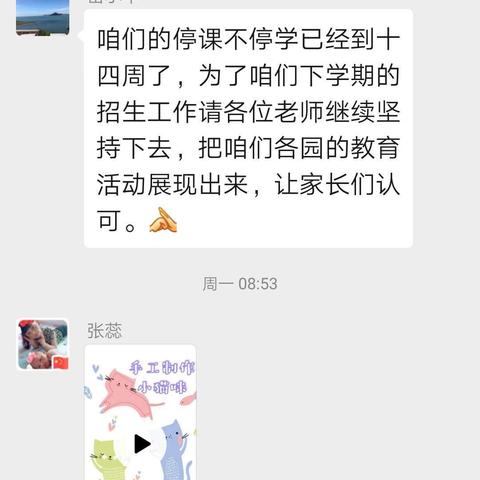 小马庄镇幼儿园第十四周半“停课不停学”活动总结