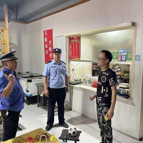 桑梓店街道开展餐饮场所燃气安全联合排查整治