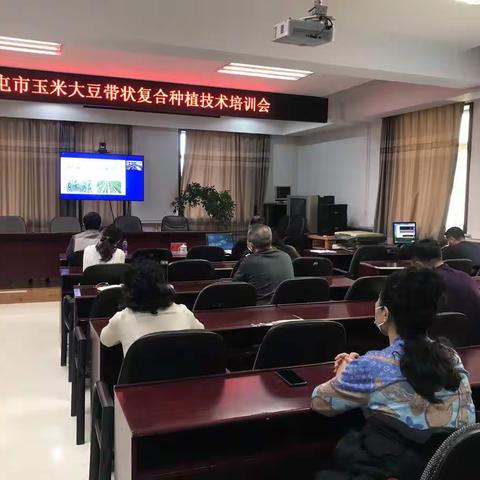 扎兰屯市玉米大豆带状复合种植技术培训会