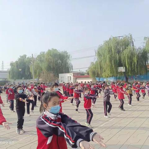 《千字文》国学操比赛——深泽县大贾庄村小学