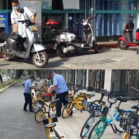 【苍霞城管中队】敲警钟！严查两车乱停放行为，违者将被罚款