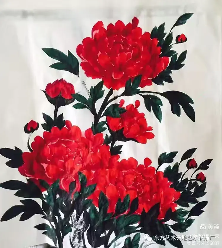 图片[26]-《绽放在牡丹花瓣里的梦》——马政写意牡丹之我见-华闻时空