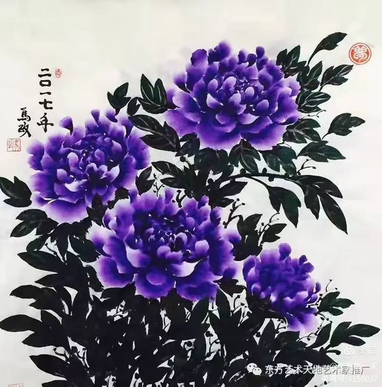 图片[28]-《绽放在牡丹花瓣里的梦》——马政写意牡丹之我见-华闻时空