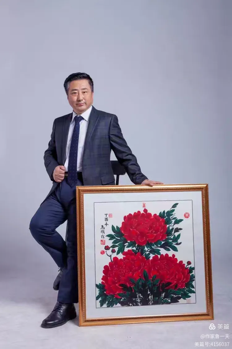 《绽放在牡丹花瓣里的梦》——马政写意牡丹之我见-华闻时空