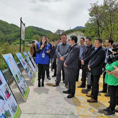 大九湖镇黄柏阡村农村垃圾分类现场推进会（图/文陈卫娇）