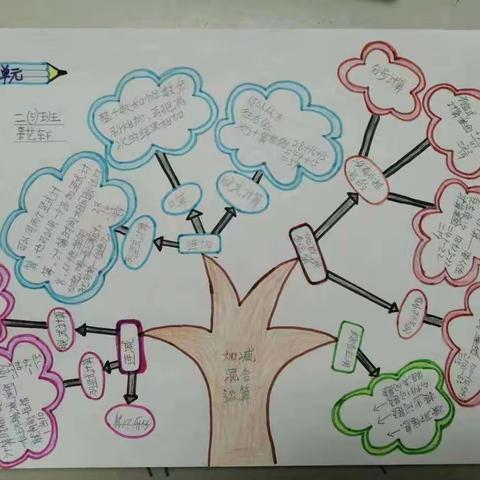 大名县实验小学二年级5班——第二单元思维导图