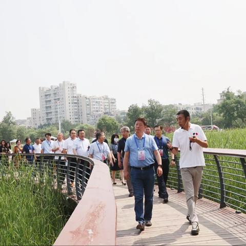 铁西区人大常委会视察铁西区环城水系综合治理建设情况