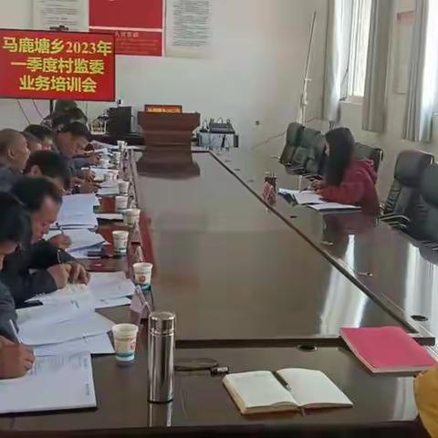 马鹿塘乡纪委召开2023年一季度村监委业务培训会