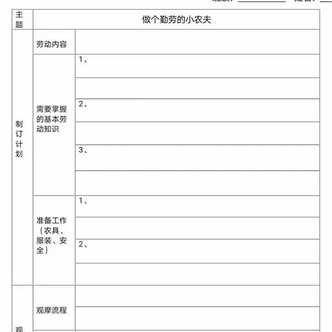 双语学校 1.11班 宋承哲做勤劳的小农夫——劳动教育周主题活动