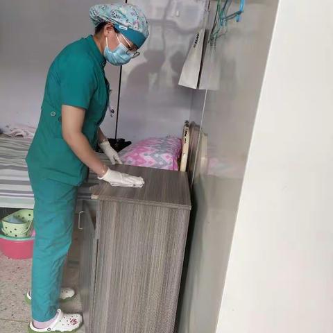 ICU创卫工作进行中