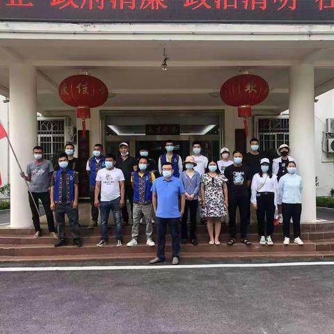 团三才镇委组织开展疫情防控志愿服务活动（二）