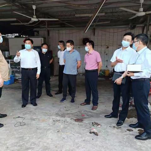 携手并肩 共筑安全——市口岸办二级巡视员廖茂雄率队检查督导罗湖口岸自建房整治工作