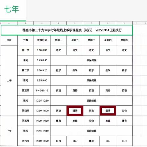 隔空相砥砺，云端共成长——德惠市第二十九中学七年级道法组