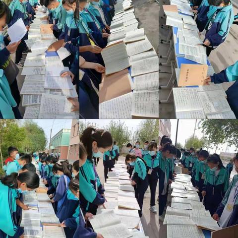 三堡中学作业展览活动