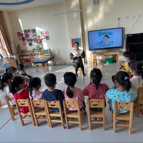 首都师范大学大路实验幼儿园洗手七步法活动