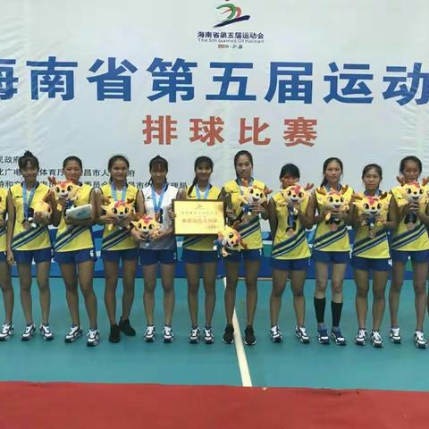 海南省第五届运动会排球比赛