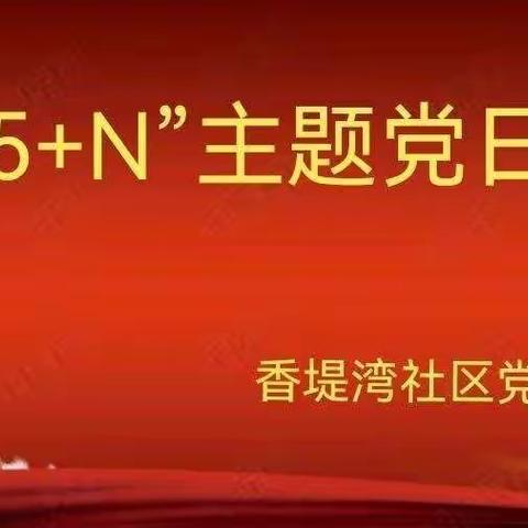 金耀街道香堤湾社区党委开展“5+N”主题党日活动