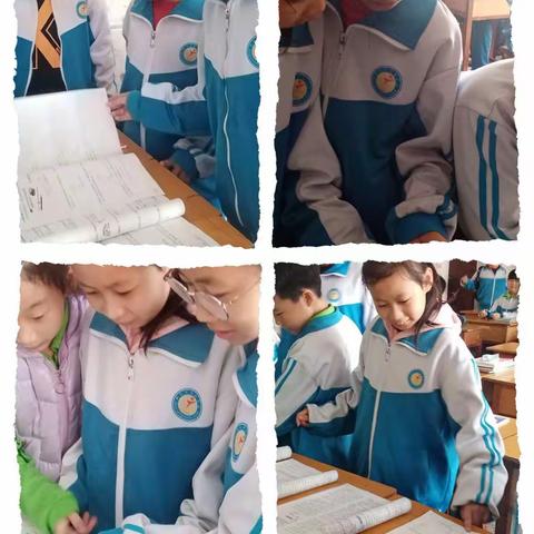 作业展评促实效 优秀作业亮风系     实验学校五4班优秀作业展