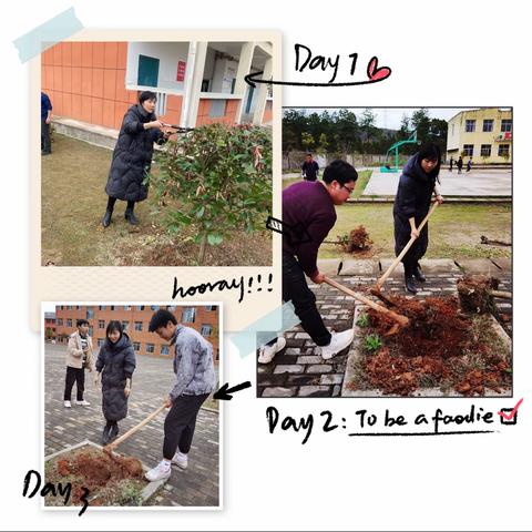 “植希望树，美书香园”司铺中学植树节活动日