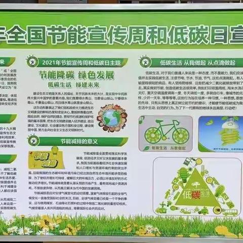 走进低碳生活 共建绿色校园