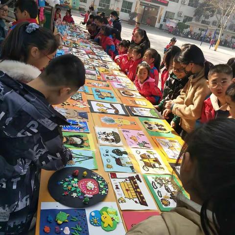 “心灵手巧，变废为宝”――运城向阳学校美术手工作品展