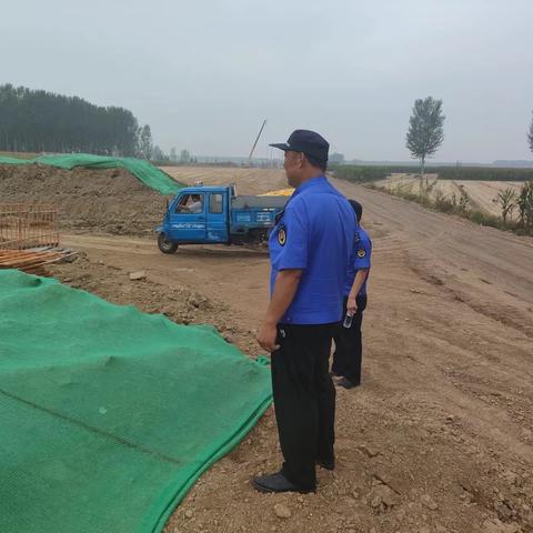 垛石执法中队加强秋冬季施工工地管理工作