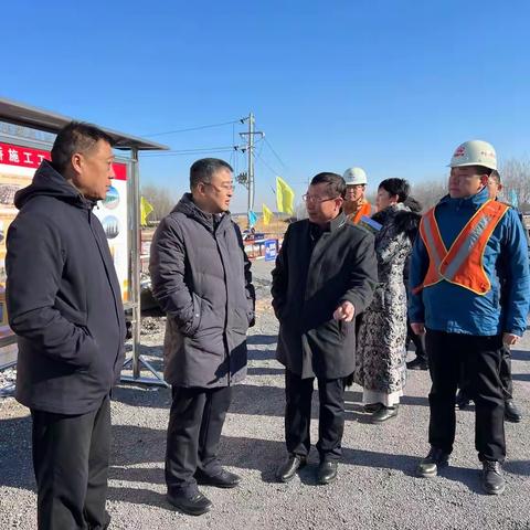 交通运输部山西车购税项目调研组调研晋中公路分局国道241新建工程项目